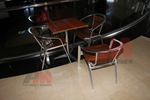 Външни алуминиеви столове за хотел